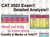 CAT 2022 Detailed Analysis