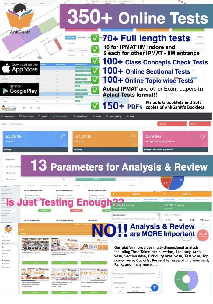  Online Support, Booklets,Tests and Analysis